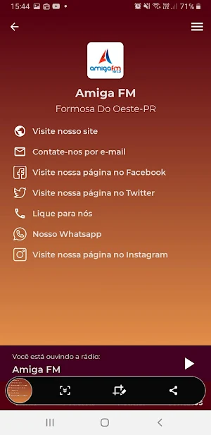 Amiga FM de Formosa Do Oeste Screenshot 1