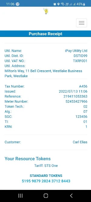 Garantia Prepaid Screenshot 2