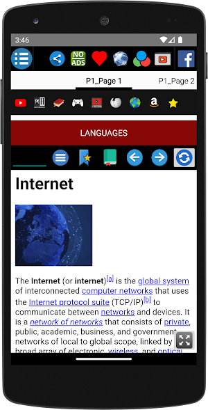 Internet - History Screenshot 1