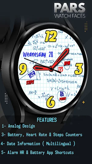 Pars Maths White Analog Screenshot 3