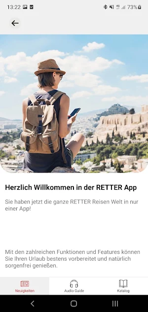 Retter Reisen App Screenshot 1