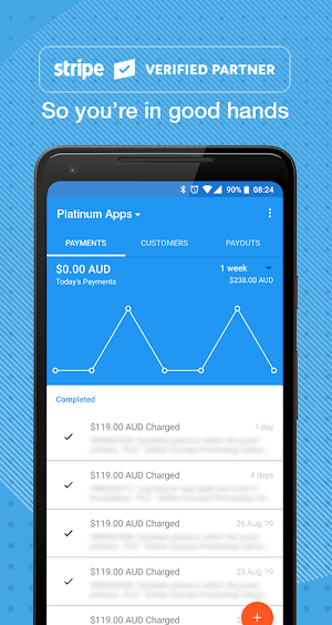 Charge for Stripe - Accept Credit Card Payments Screenshot 0