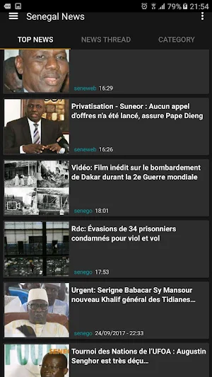 Senegal News - Sénégal nouvelles Screenshot 3