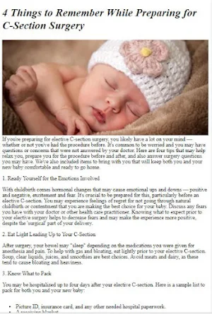 Caesarean Section Tutorial Screenshot 0