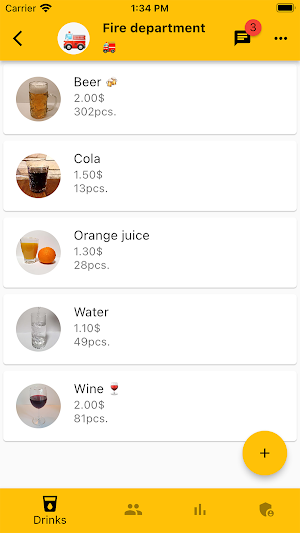 Beer list | drinks tally sheet Screenshot 1
