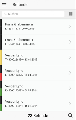 Medilab Onlinebefunde Screenshot 0