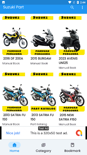 Katalog Sparepart Motor Suzuki Screenshot 1