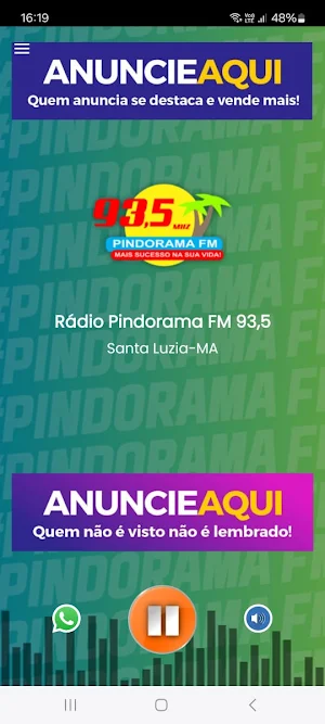 Rádio Pindorama FM 93,5 Screenshot 3