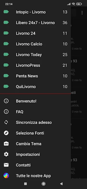 Livorno notizie Screenshot 1
