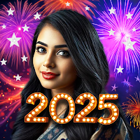New year photo frame app 2025