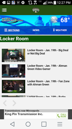 Green and Gold Nation - WFRV Screenshot 3