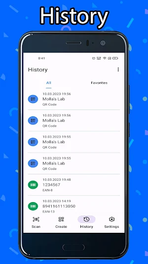 QR Code Scanner-Generator Screenshot 2