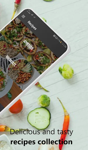 Vegan Cookbook Free - Healthy Vegetarian Recipes Screenshot 1