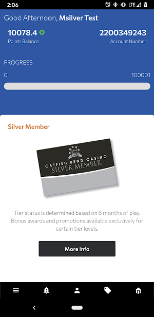 Catfish Bend Casino Rewards Screenshot 1