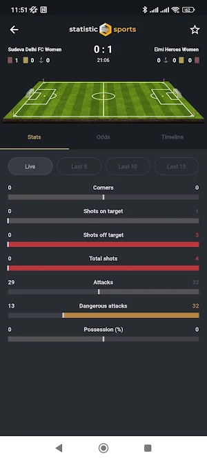 StatisticSports Screenshot 1