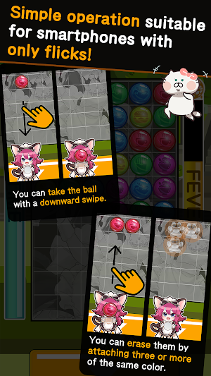 "Neko Pazu" Speedy Match3 Games Screenshot 2