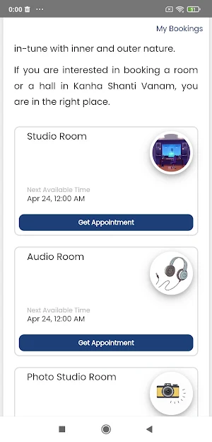 Kanha Facility Manager Screenshot 1