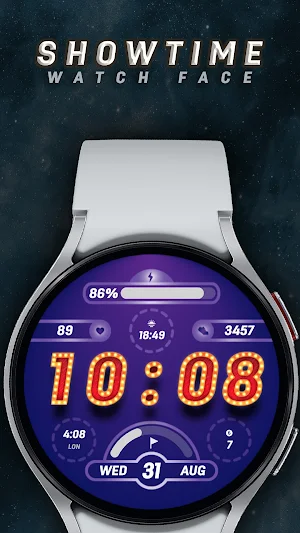 Showtime Watch Face Screenshot 0
