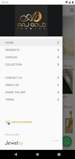 Aaj Gold - One Gram Gold Jewellery Wholesaler App Screenshot 2