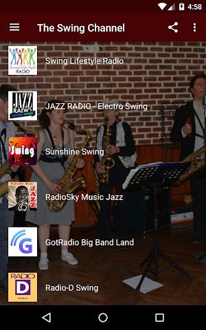 The Swing Channel - Live Free Radios! Screenshot 1