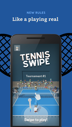 Tennis Swipe Screenshot 0