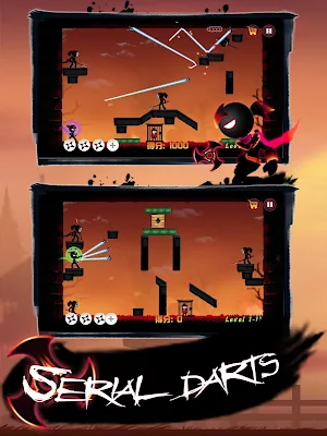 Shadow Stickman Ninja-legends war shooting battle Screenshot 3