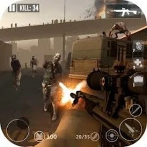 Dead City Zombie Apocalypse Sniper Shooter Pro Screenshot 0