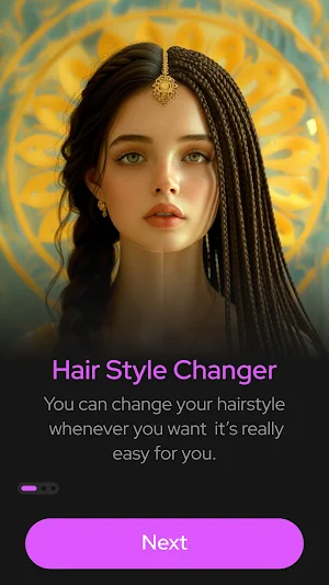 AI Hair Style : HairSnap Screenshot 1