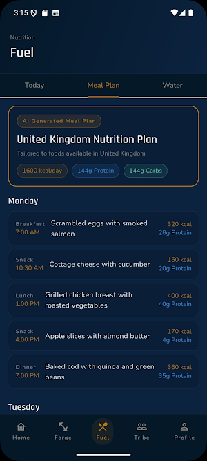 MantaForge: AI Fitness Screenshot 3