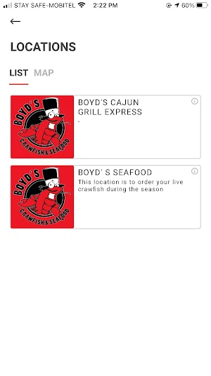 Boyd's Crawfish & Seafood Screenshot 1