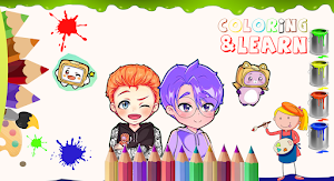 lankybox - Coloring Book Screenshot 1