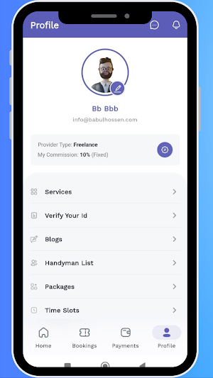 Osalu Provider: Manage Booking Screenshot 1