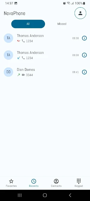 NovaPhone Screenshot 1
