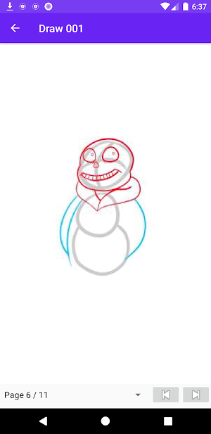 How To Draw Sans Undertale Screenshot 2