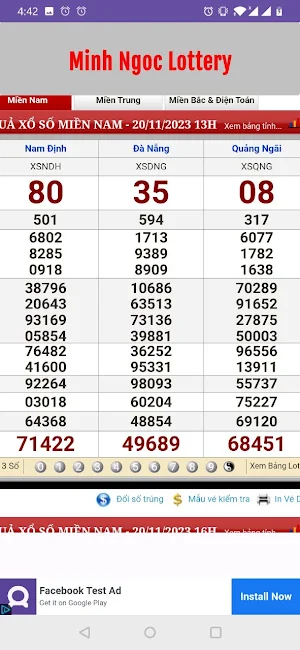 Live Lottery Minh Ngoc Screenshot 3