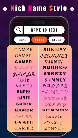 Nickname Maker: Gamer names Screenshot 1