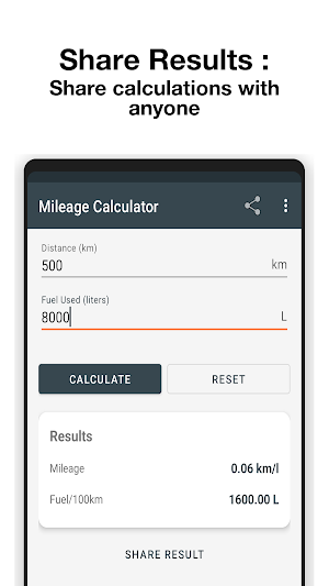 Mileage Calculator Screenshot 3