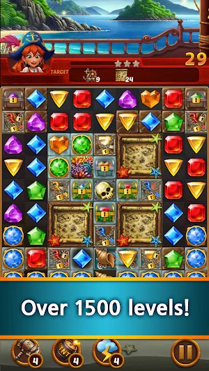 Jewels Uncharted:Match3 Puzzle Screenshot 3