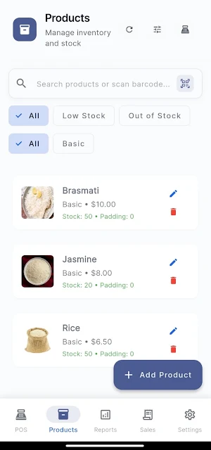 VelocityPOS Screenshot 1