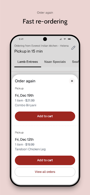 Everest Indian kitchen To Go Screenshot 3