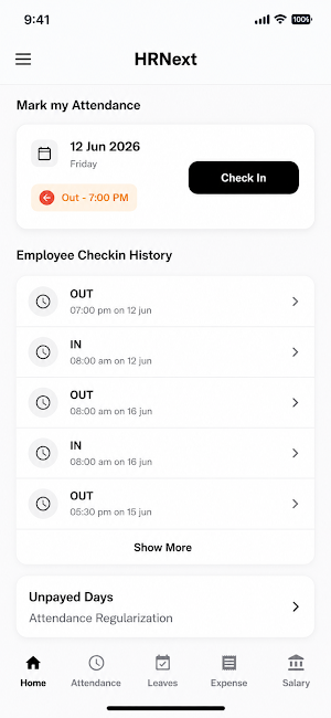 HRNext Screenshot 1