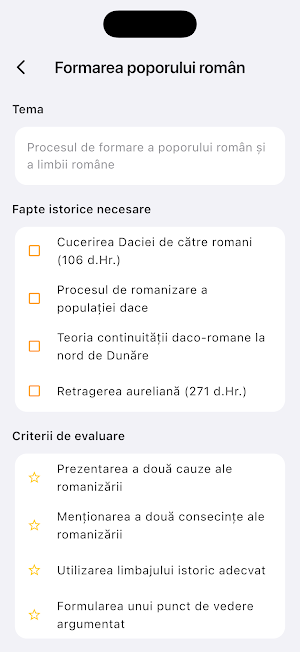 Bac Istorie Screenshot 2