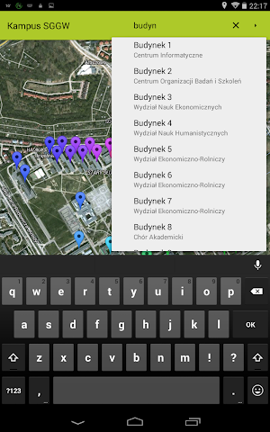 Kampus SGGW (stara wersja) Screenshot 3