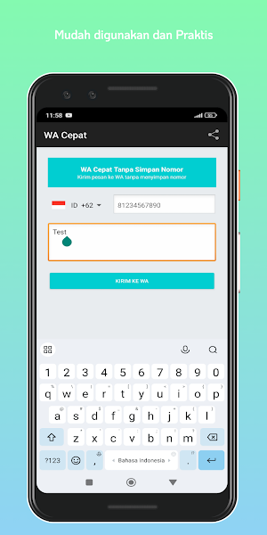 WA Quick – Without Save Number Screenshot 3