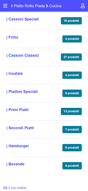 Il Piatto Rotto Piada & Cucina Screenshot 1