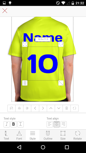 Sports T-Shirt Designer Screenshot 2