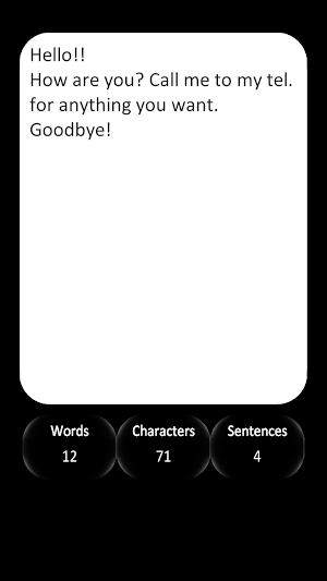 Text Counter Screenshot 2