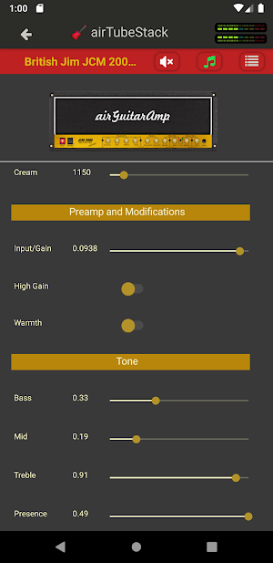 Guitar Amps  Cabinets  Effects Screenshot 1