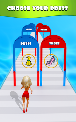 Fashion Games DressUp Doll Run Screenshot 0