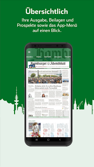 Hamburger Abendblatt – E-Paper Screenshot 0